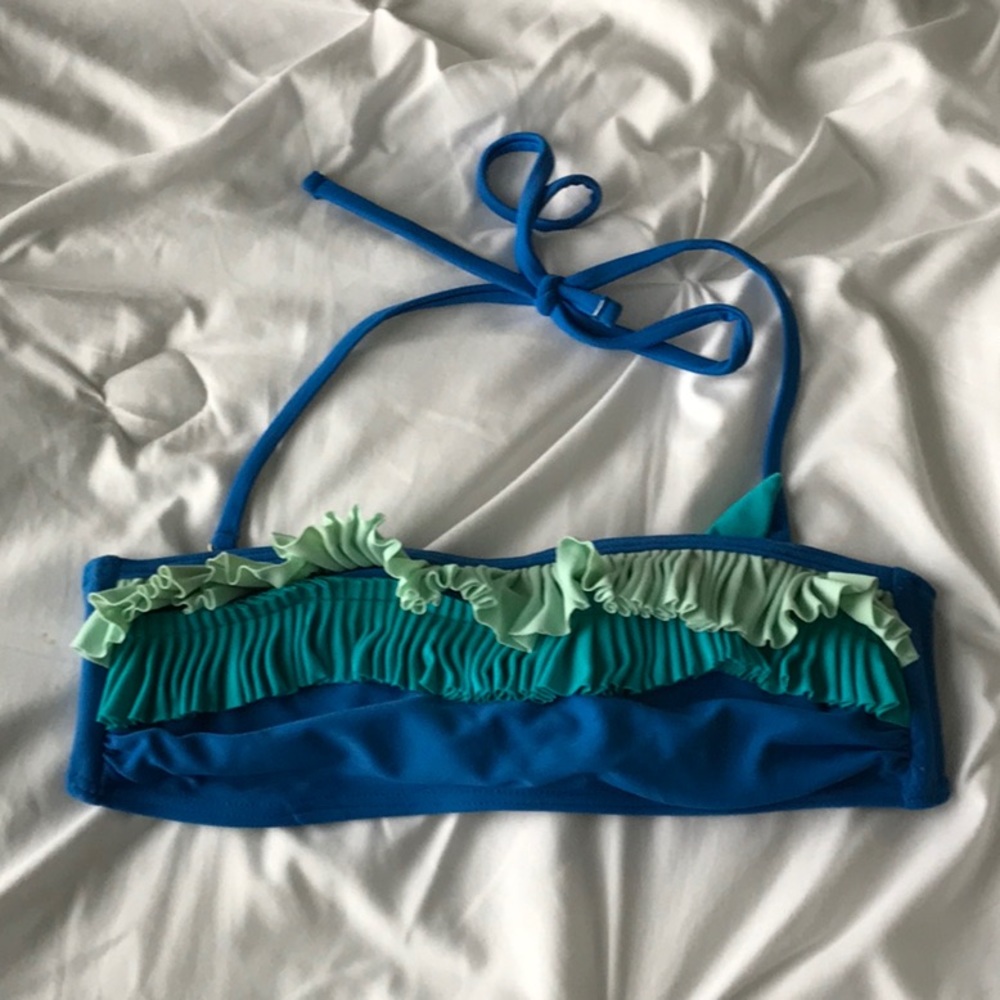 Cute Blue Bikini Top